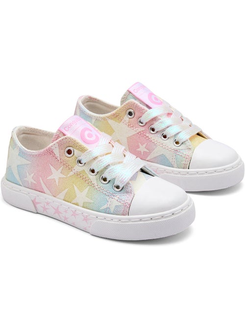 Baskets conguitos estampado estrellas brillo - Kiabi Baskets conguitos estampado estrellas brillo - Kiabi