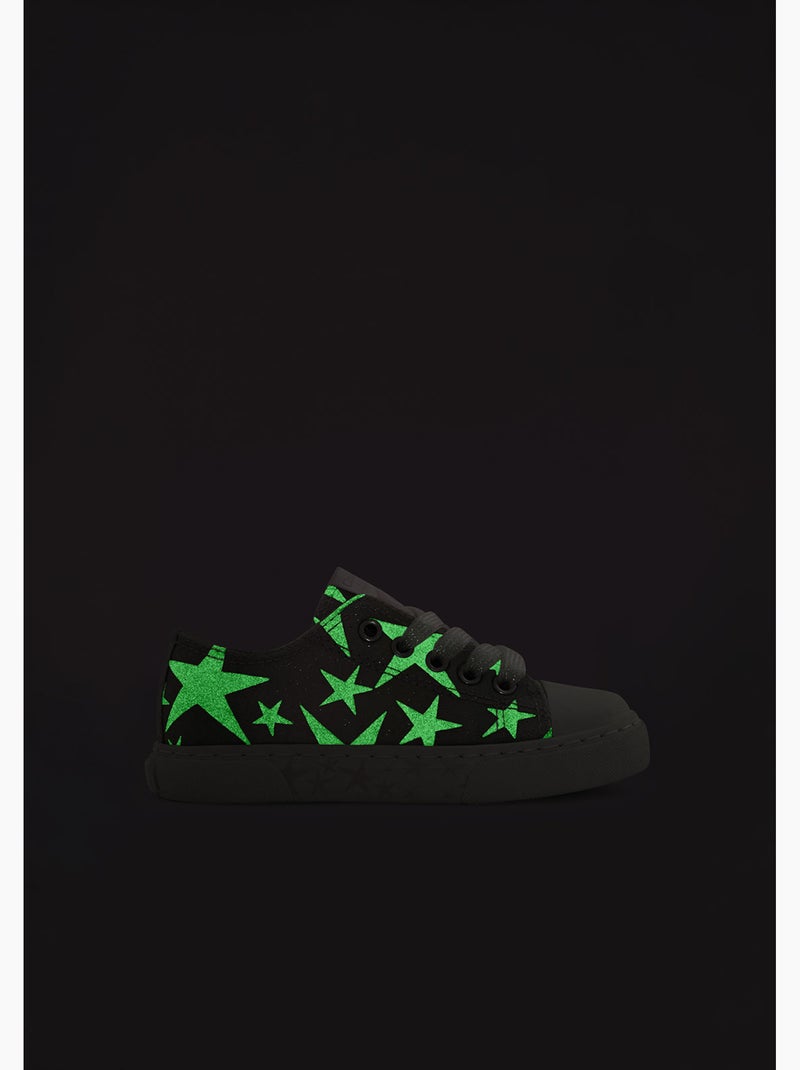 Baskets conguitos estampado estrellas brillo Multicolore - Kiabi