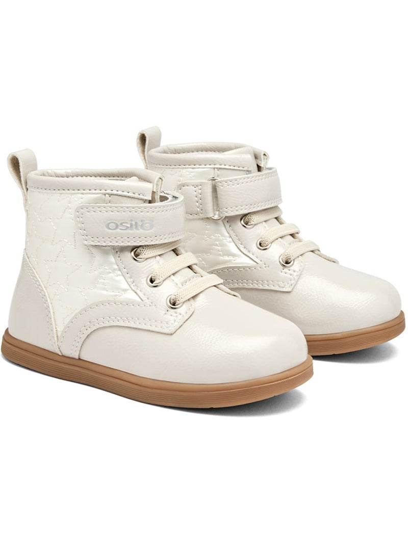 Baskets conguitos estrella Beige - Kiabi