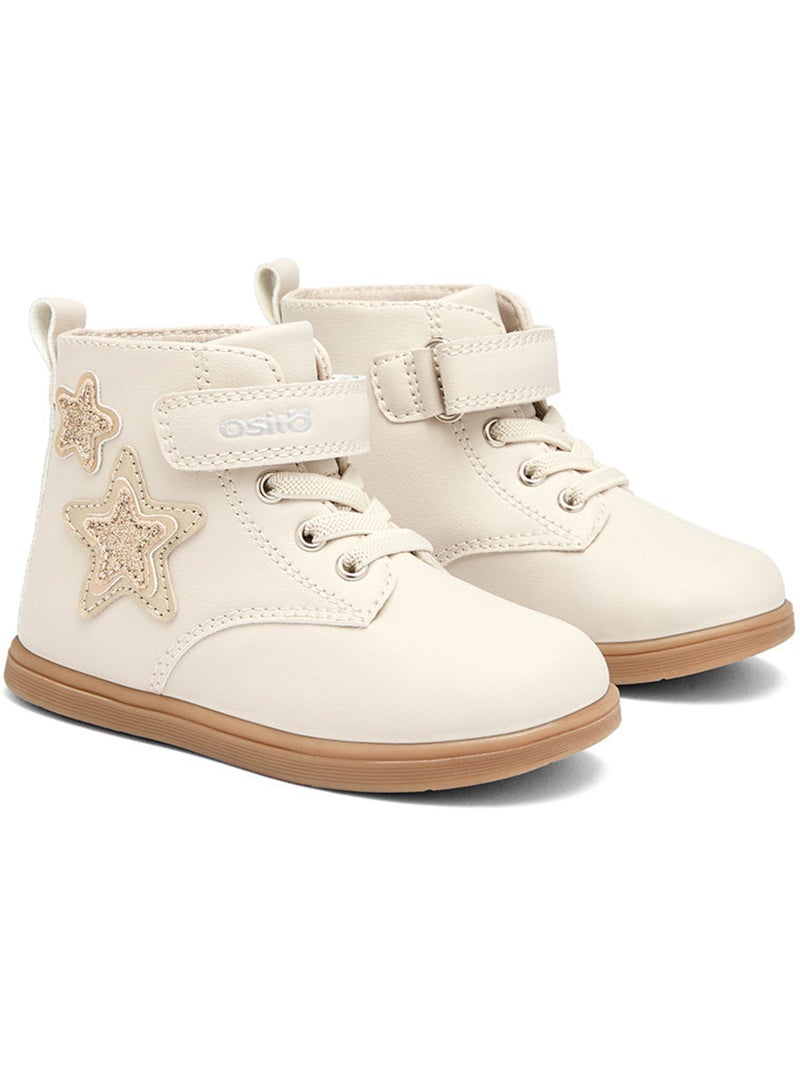 Baskets conguitos estrella Beige - Kiabi
