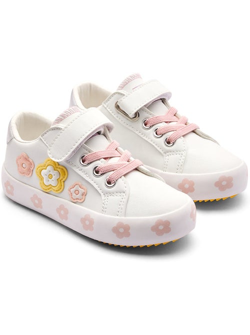 Baskets conguitos flores tira - Kiabi
