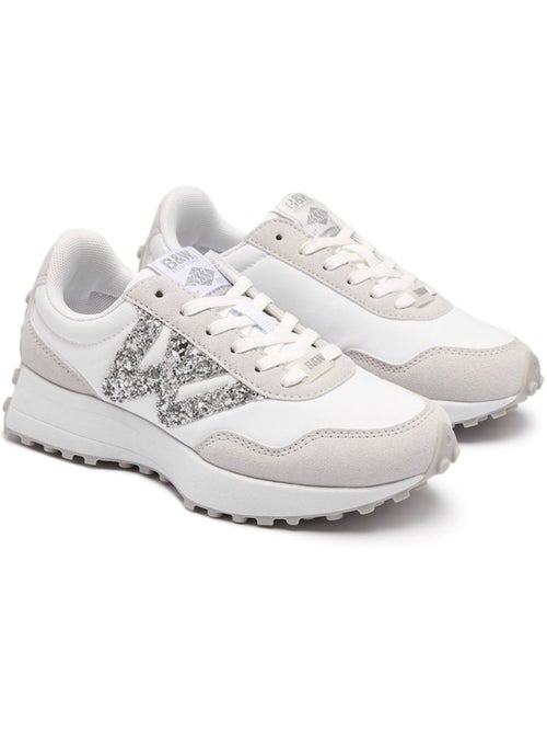 Baskets Conguitos Glitter B&W - Kiabi