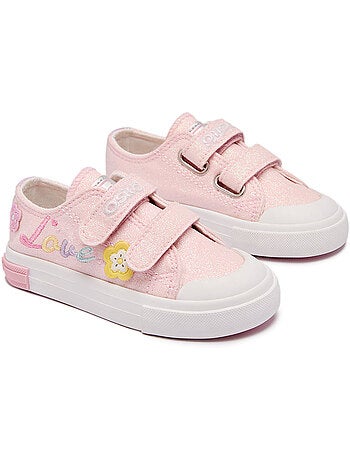 Baskets conguitos glitter flores