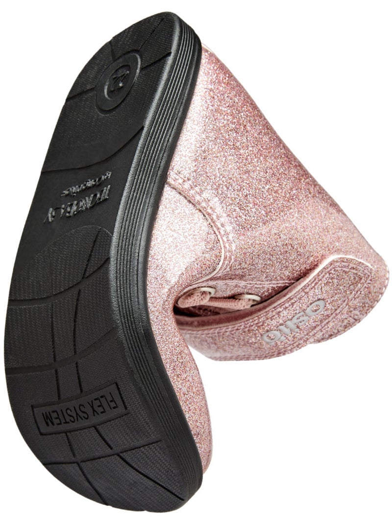 Baskets conguitos glitter Rose - Kiabi