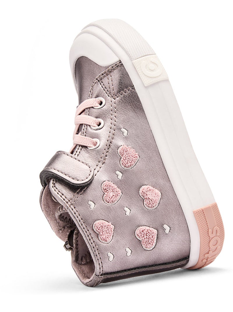 Baskets conguitos heart Gris Gris - Kiabi