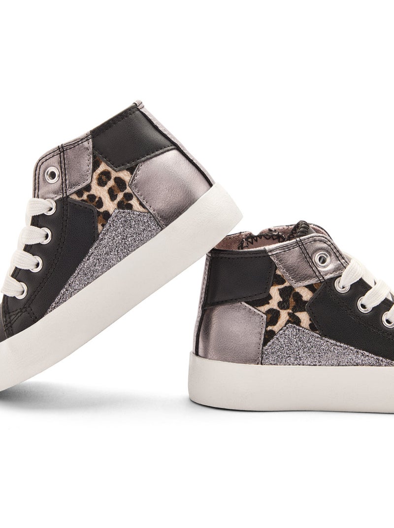 Baskets conguitos high altas 2 Noir Noir - Kiabi