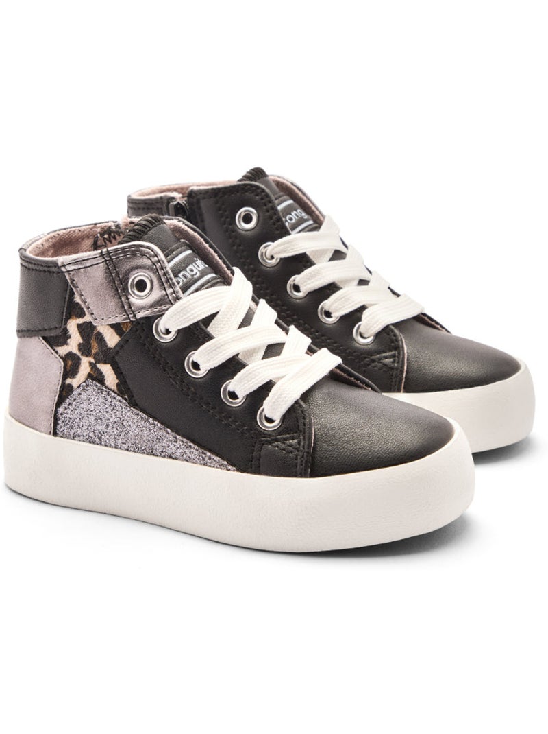 Baskets conguitos high altas 2 Noir Noir - Kiabi