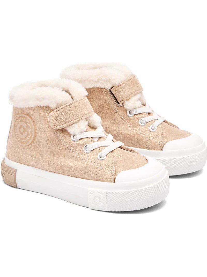 Baskets conguitos high altas Beige - Kiabi