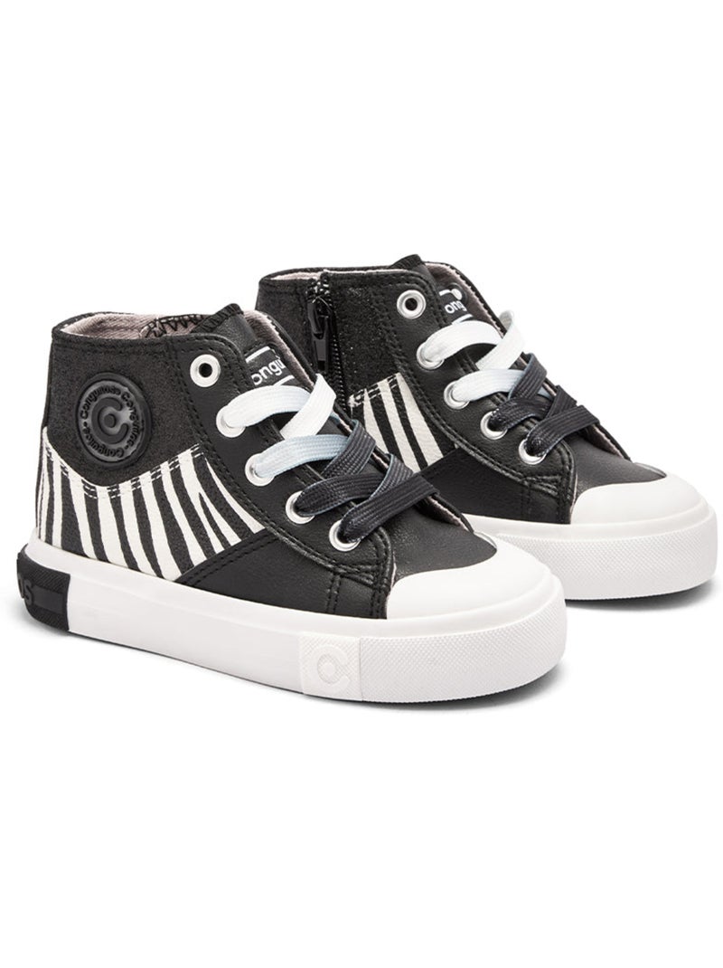 Baskets Conguitos High Altas Noir - Kiabi