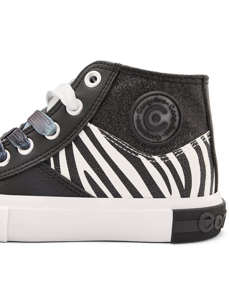 Baskets Conguitos High Altas Noir - Kiabi