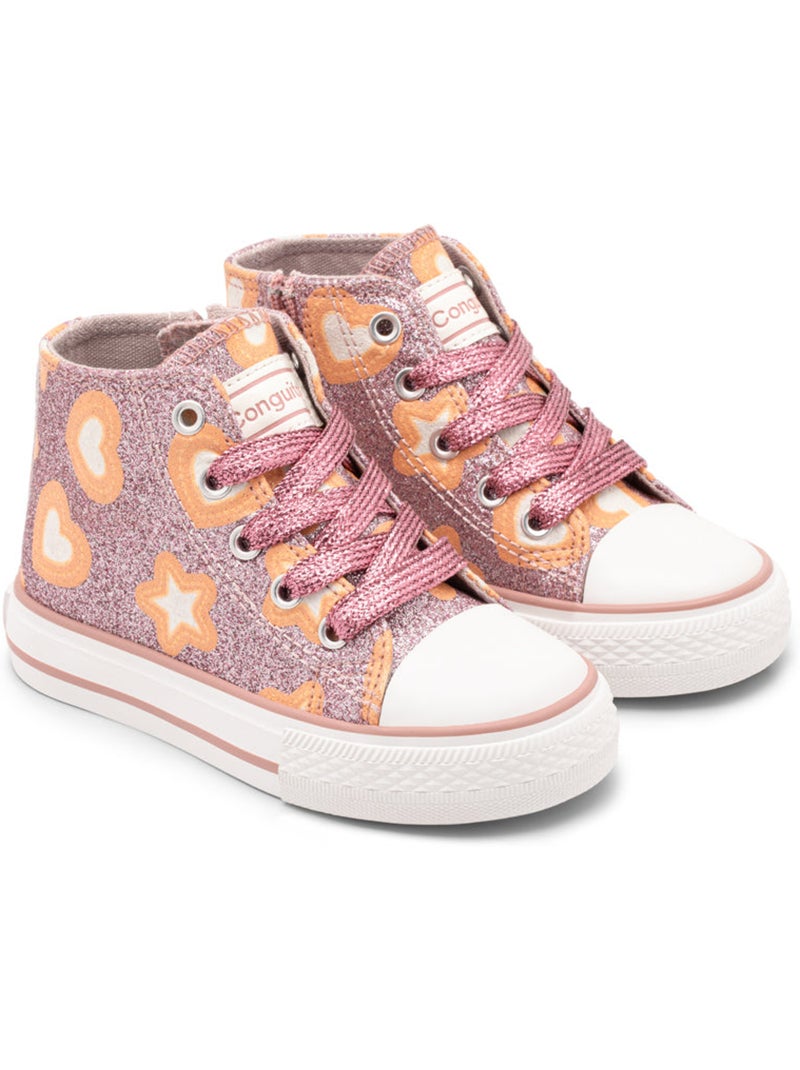 Baskets conguitos high Rose - Kiabi