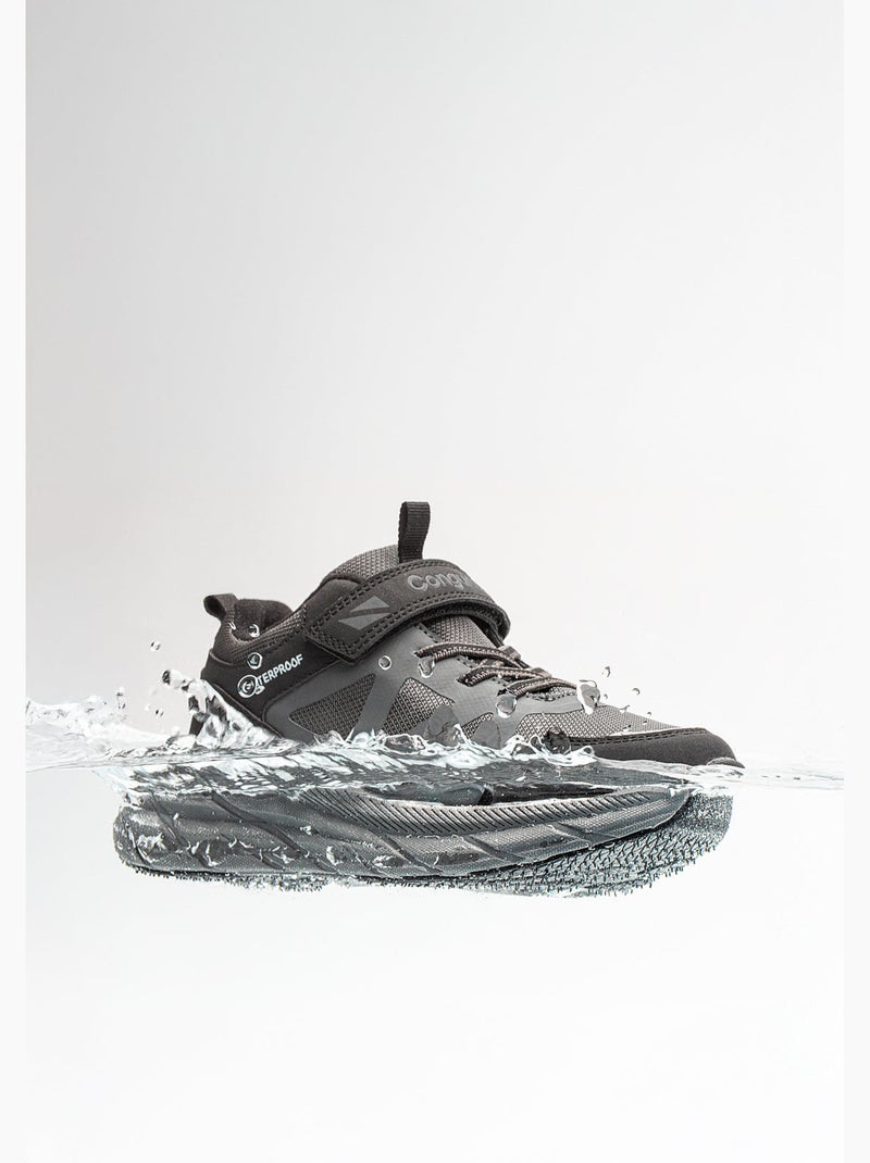 Baskets conguitos impermeables Gris - Kiabi