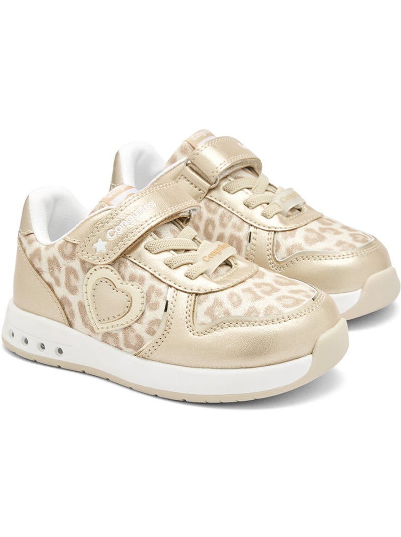 Baskets conguitos luces barefoot Gold - Kiabi