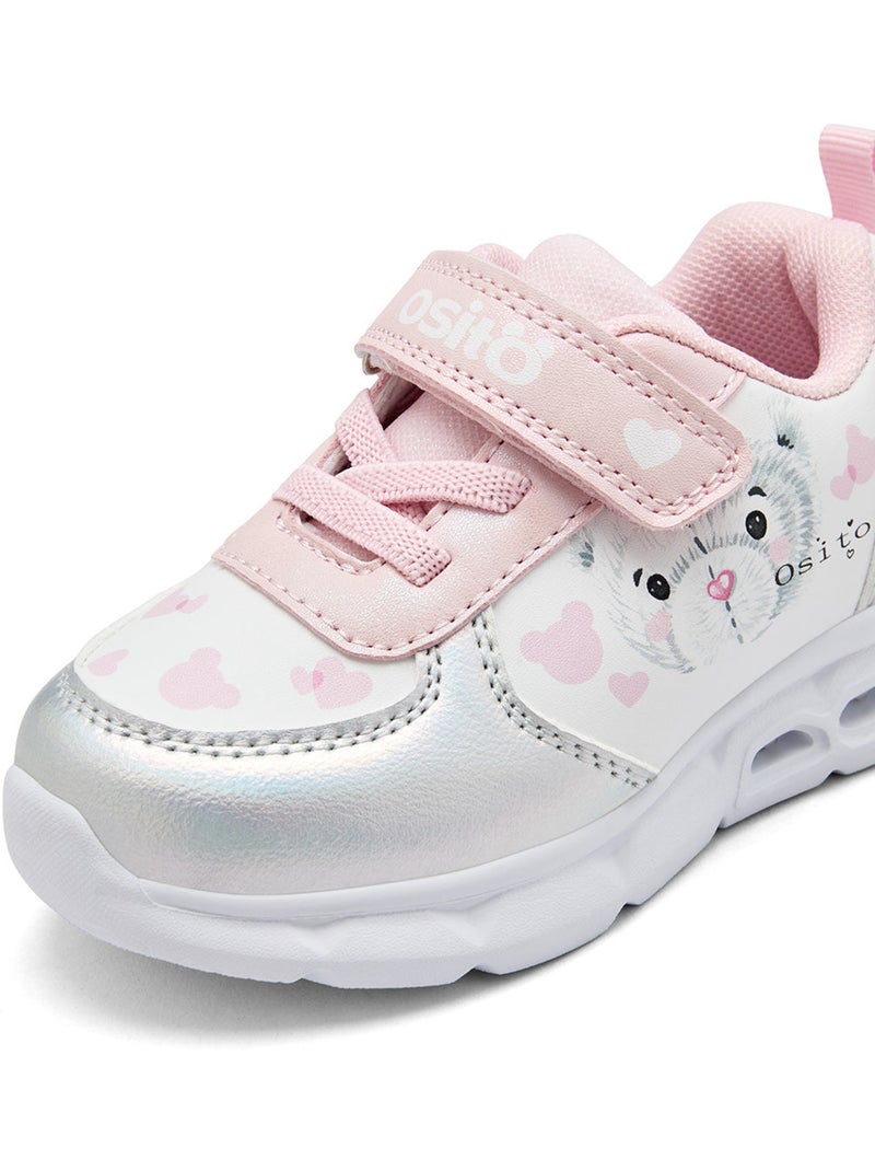 Baskets conguitos luces Blanc - Kiabi