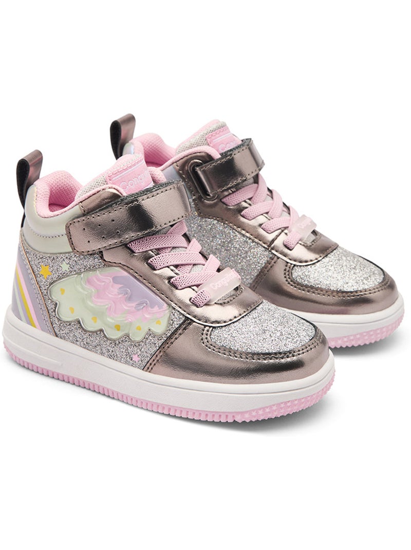 Baskets conguitos luces Gris - Kiabi