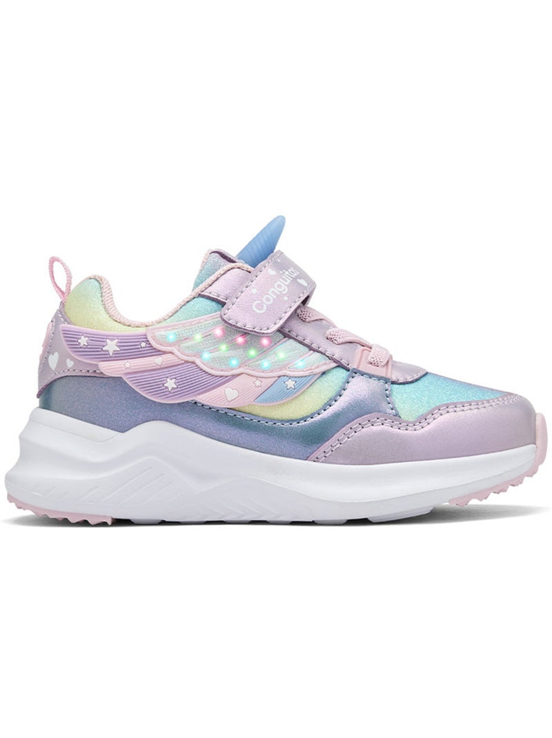 Baskets conguitos luces Mauve lilas - Kiabi