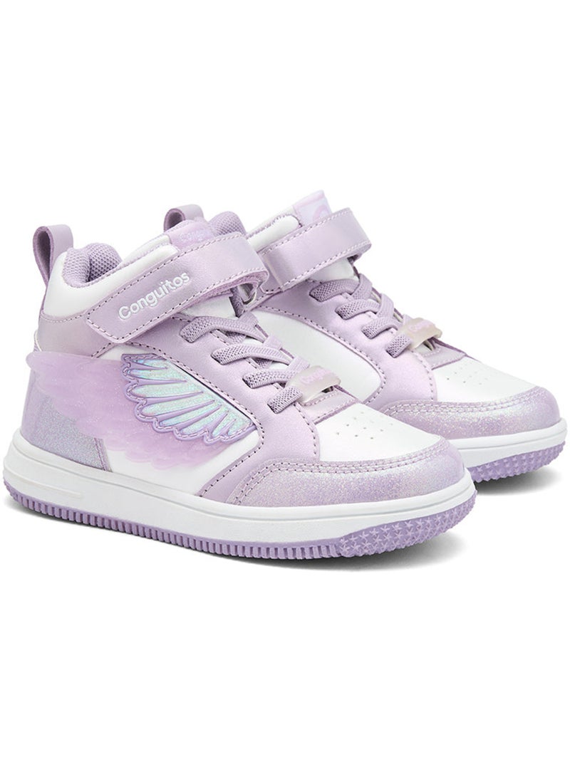 Baskets conguitos luces Mauve lilas - Kiabi