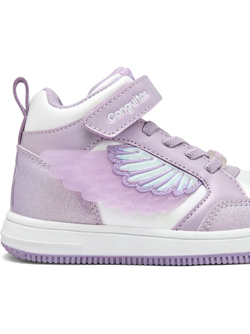 Baskets conguitos luces Mauve lilas - Kiabi