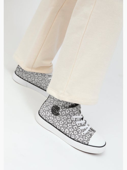 Baskets conguitos purpurina - Kiabi