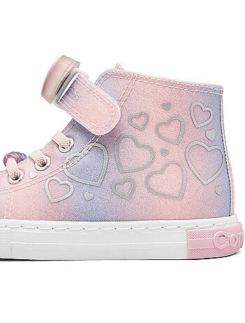 Baskets conguitos purpurina luces