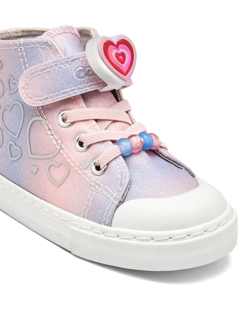Baskets conguitos purpurina luces Multicolore - Kiabi
