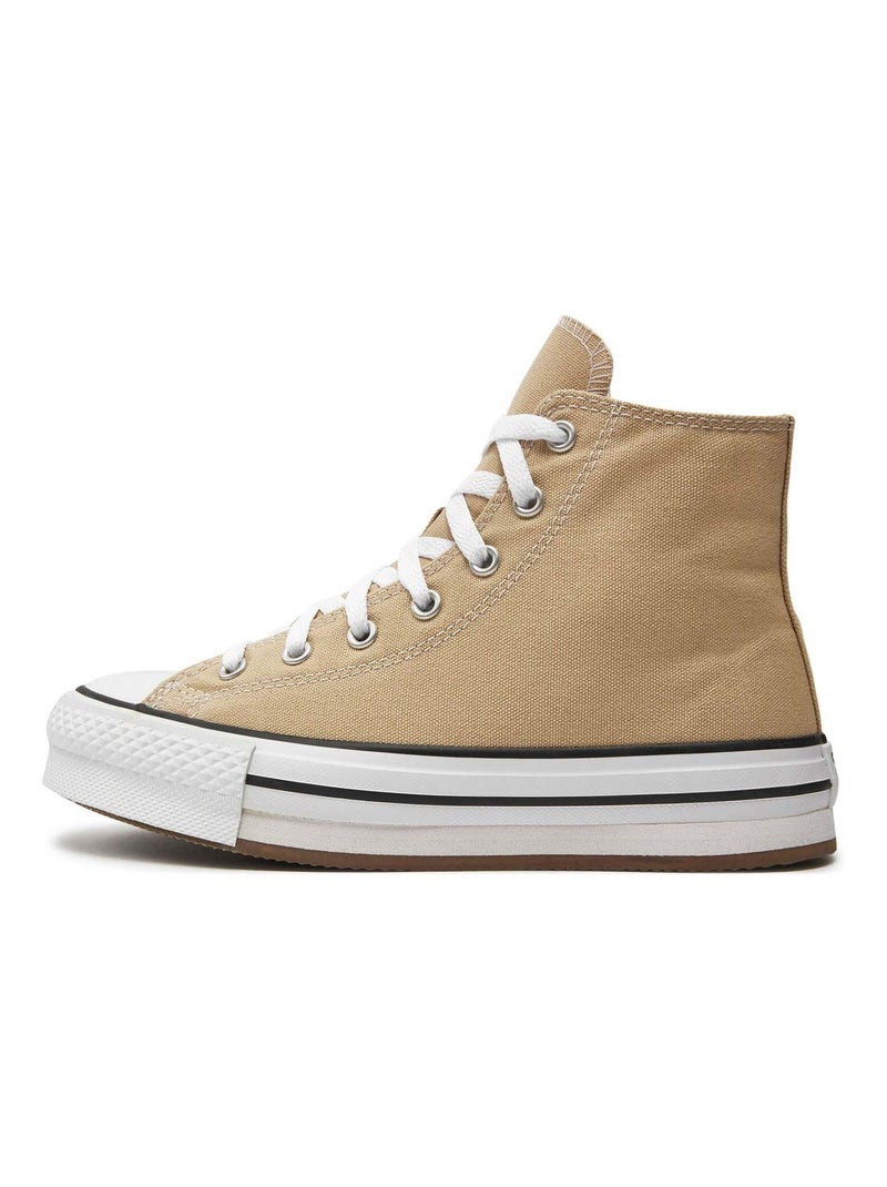 Beige All Star Move Converse Haute Pas Cher Baskets Converse Chuck