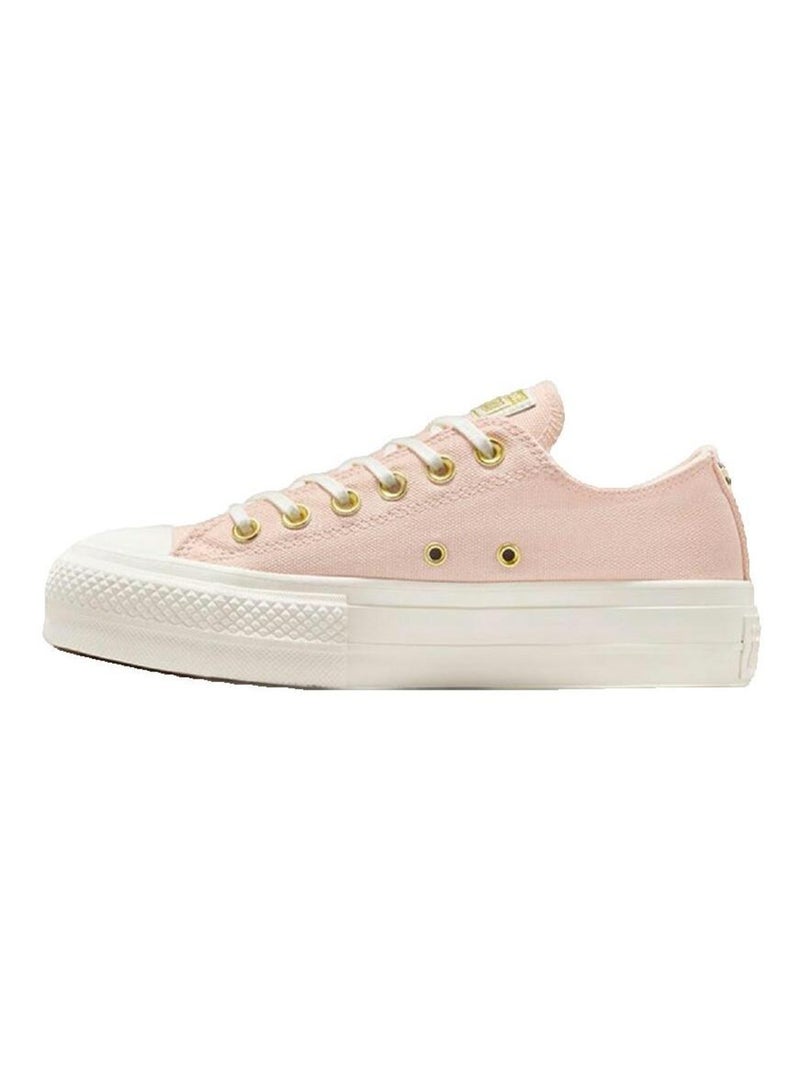 Baskets Converse Chuck Taylor All Star Lift textile Converse Rose - Kiabi