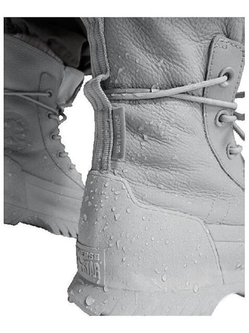 Baskets Converse Chuck Taylor All Star Lugged 2.0 Waterproof cuir Gris - Kiabi