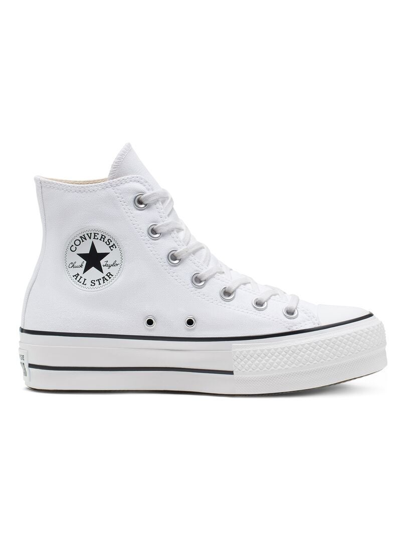 Baskets Converse Chuck Taylor All Star Platform Hi blanc Blanc Kiabi 91.00