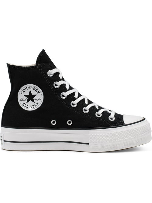 Baskets Converse Chuck Taylor All Star Platform Hi noir - Kiabi
