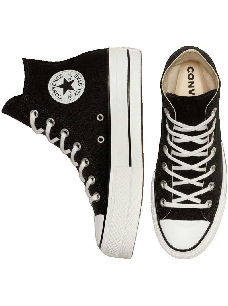 Baskets Converse Chuck Taylor All Star Platform Hi noir Noir - Kiabi