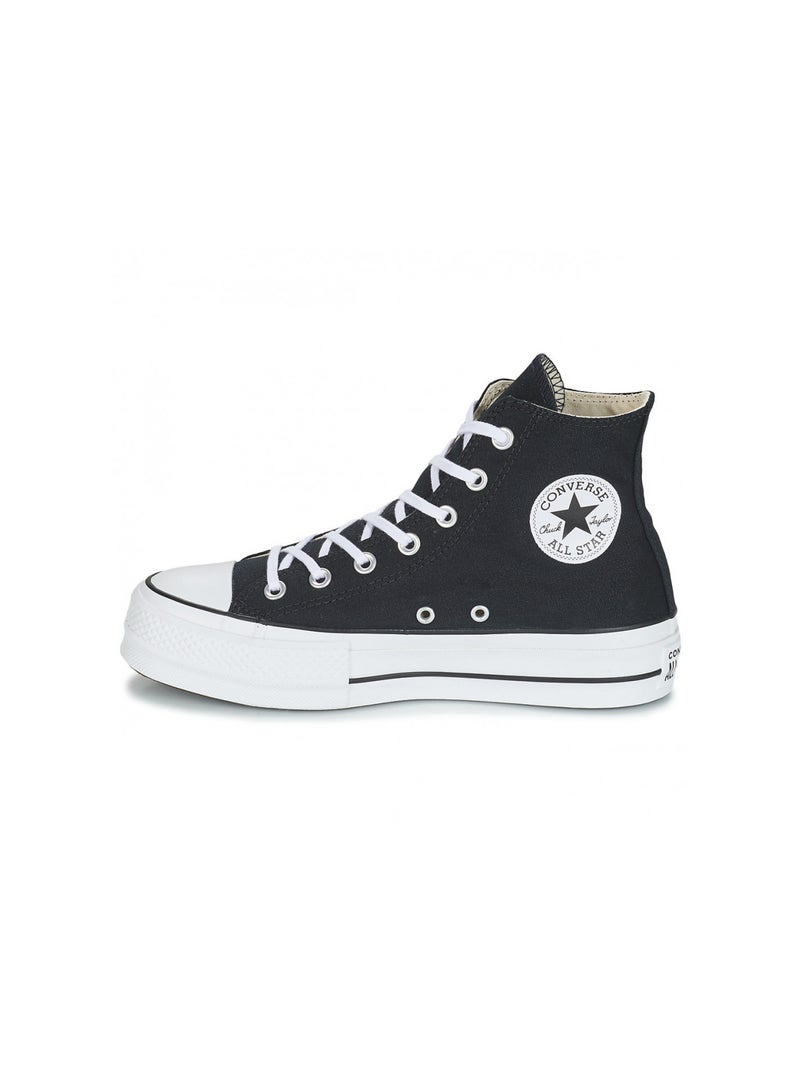 Baskets Converse Chuck Taylor All Star Platform Hi noir Noir - Kiabi