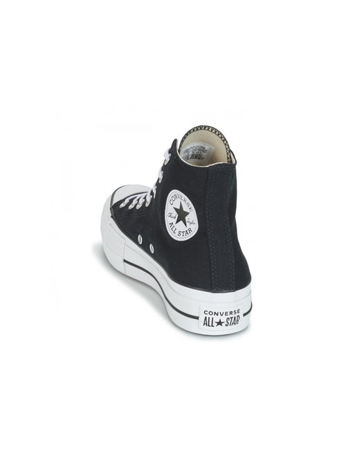 Baskets Converse Chuck Taylor All Star Platform Hi noir - Kiabi