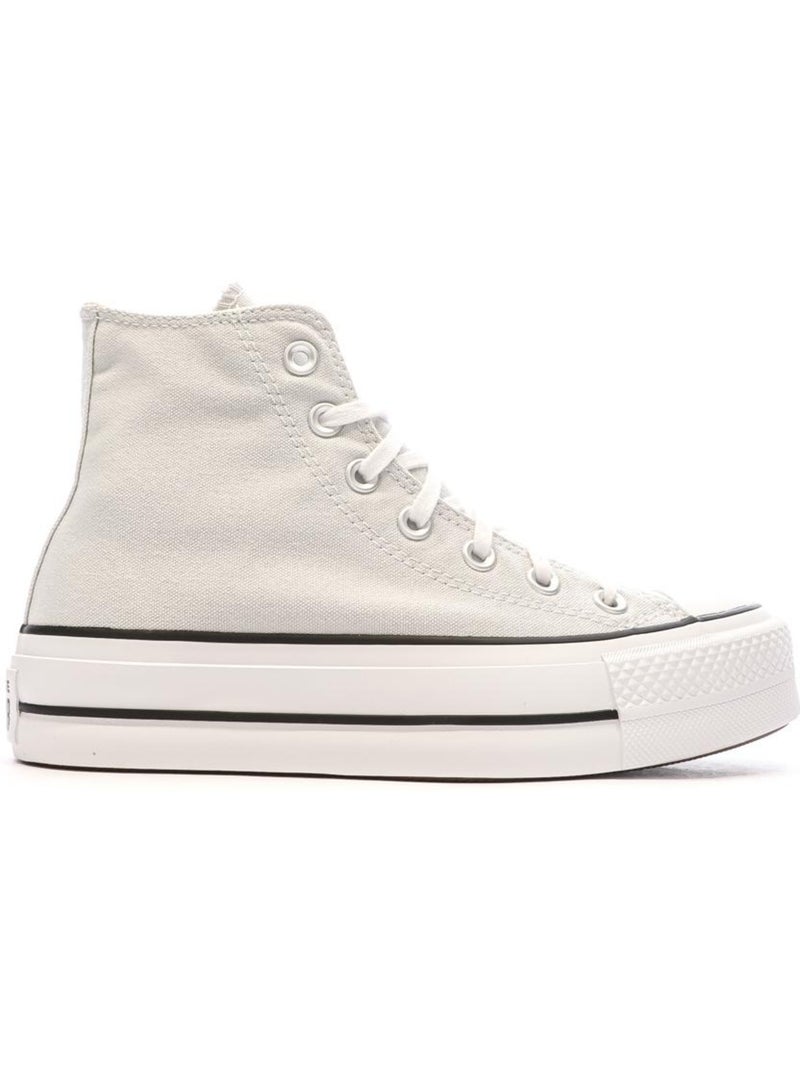 Baskets Converse Femme Gris Argenté - Kiabi