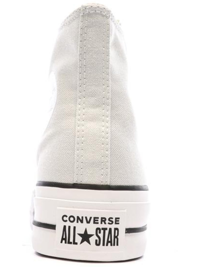 Baskets Converse Femme Gris Argenté - Kiabi