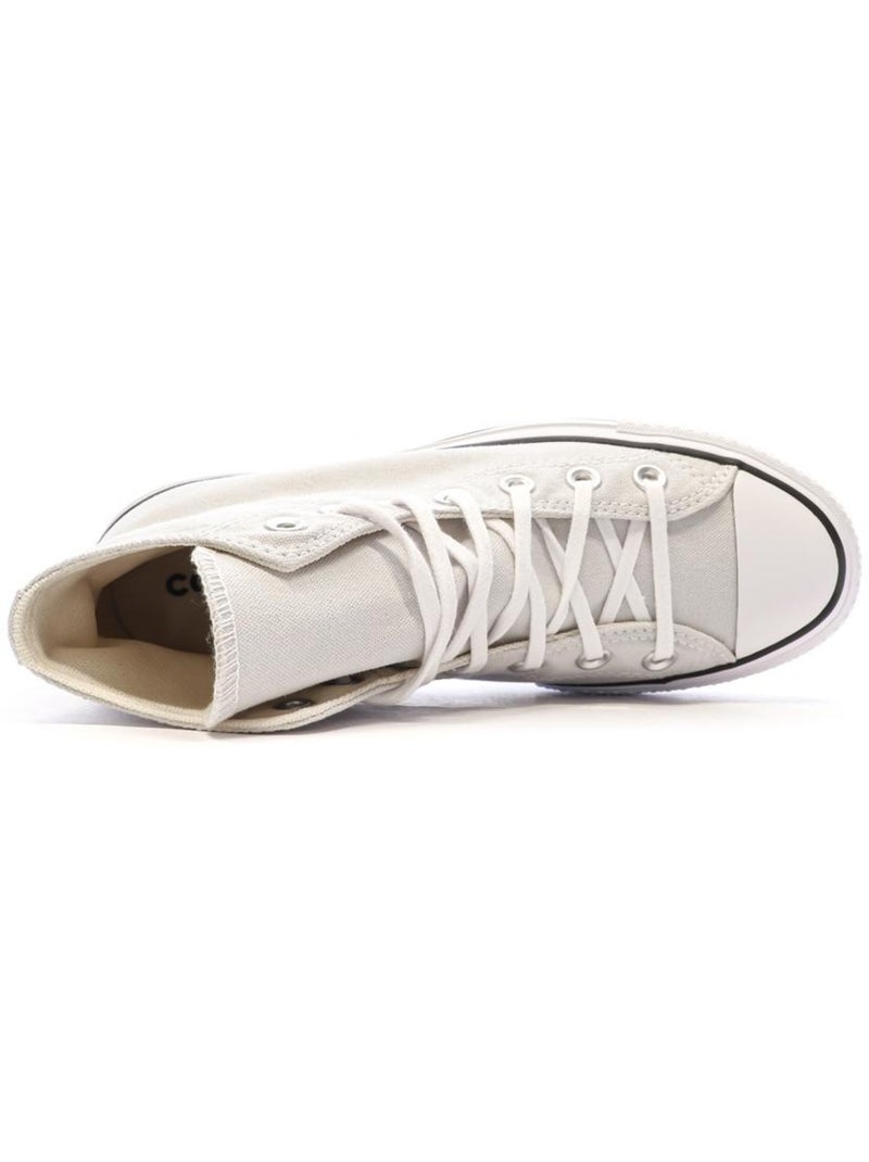Baskets Converse Femme Gris Argenté - Kiabi