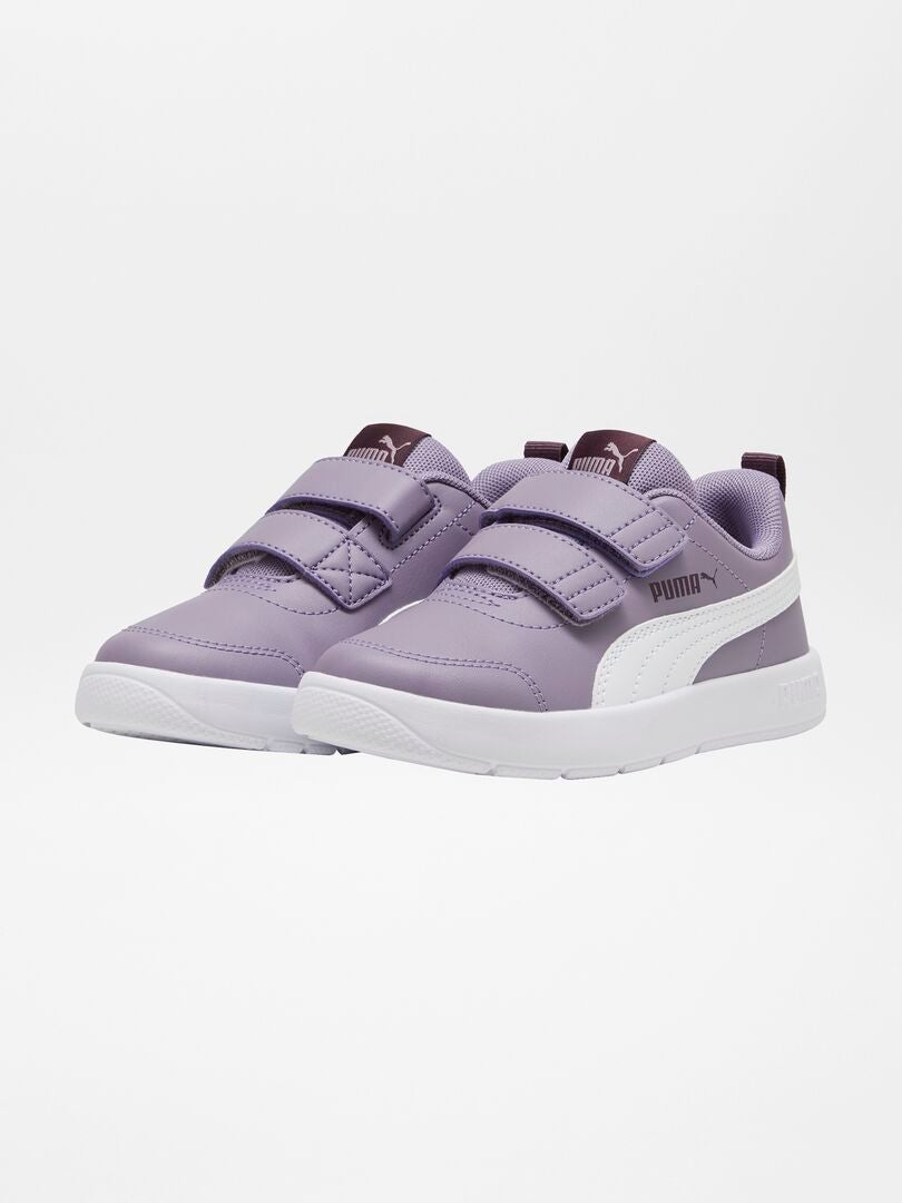 Baskets 'Courtflex V3' 'Puma' Mauve - Kiabi