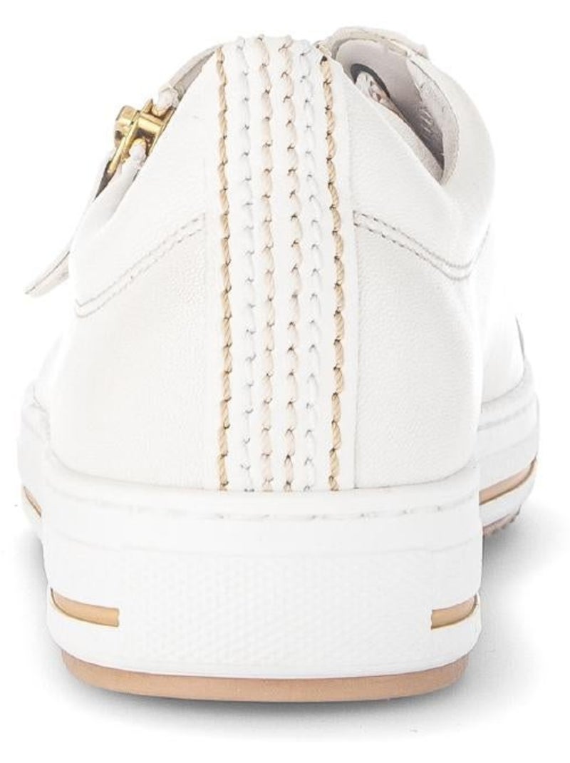 Baskets crème en cuir Crème - Kiabi
