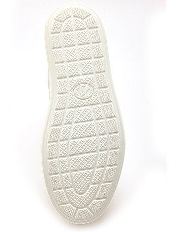 Baskets cuir avec zip et lacets - PEDICONFORT