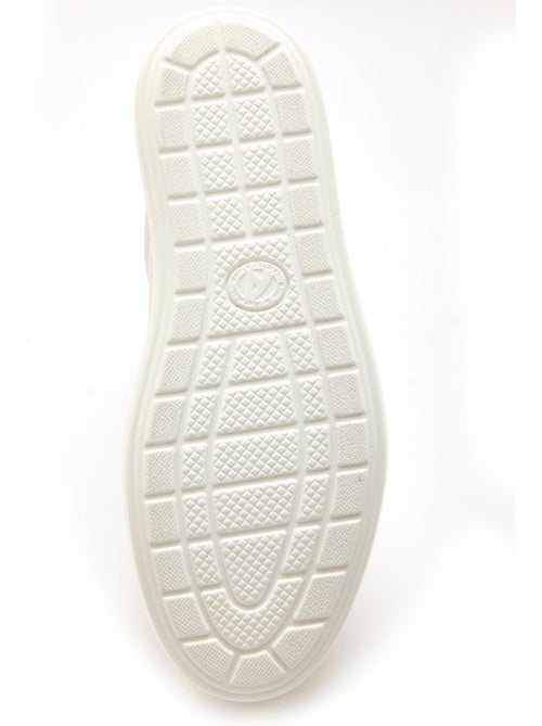 Baskets cuir avec zip et lacets - PEDICONFORT - Kiabi