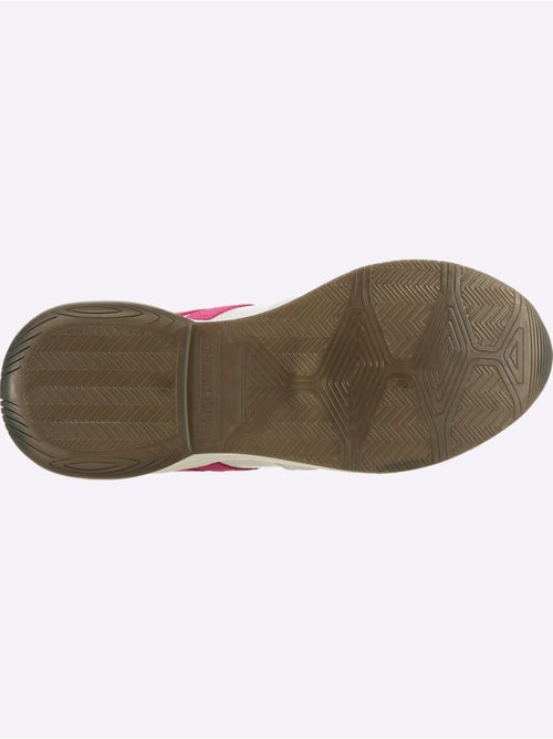 Baskets Cuir De Bœuf Nappa Et Velours - Taille Standard - helline - Kiabi