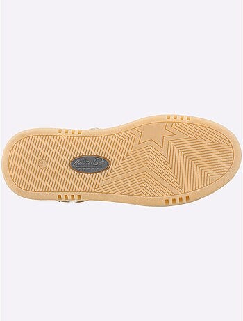 Baskets Cuir De Bœuf Nappa Et Velours - Taille Standard - Helline