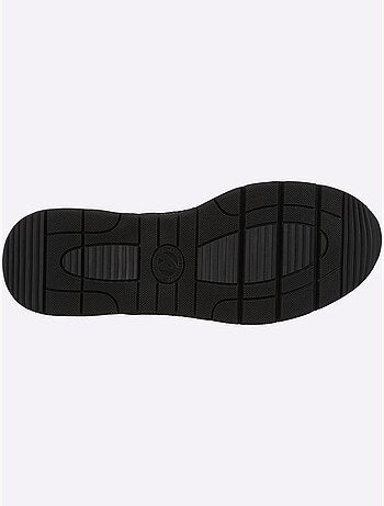 Baskets Cuir De Bœuf Nappa Et Velours - Taille Standard - Helline