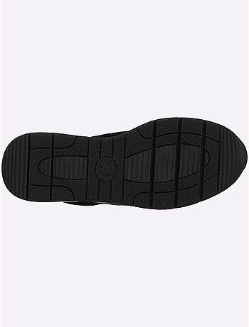 Baskets Cuir De Bœuf Nappa Et Velours - Taille Standard - Helline
