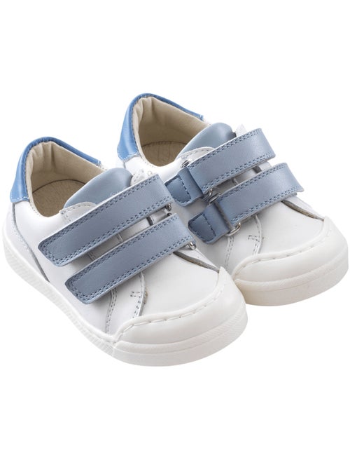 Baskets cuir enfant Happy - Kiabi