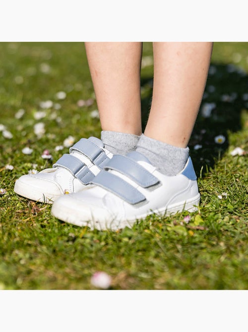 Baskets cuir enfant Happy - Kiabi