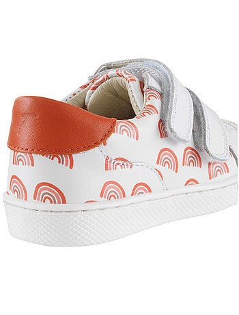 Baskets cuir enfant Happy
