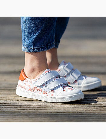 Baskets cuir enfant Happy