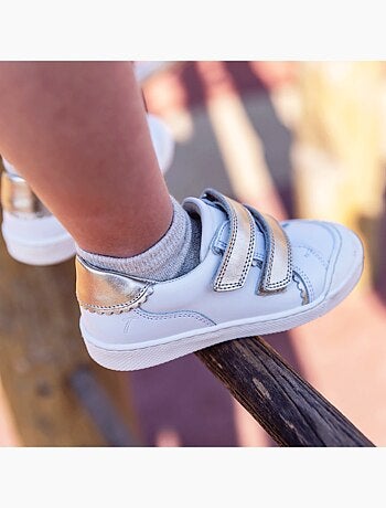 Baskets cuir enfant Happy