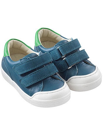 Baskets cuir enfant Happy